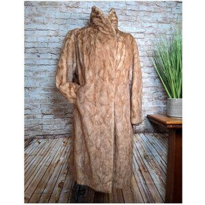 Conrad’s Fine Furs Duluth Vintage 50's-60's Caramel Mink Fur Coat M Excellent!